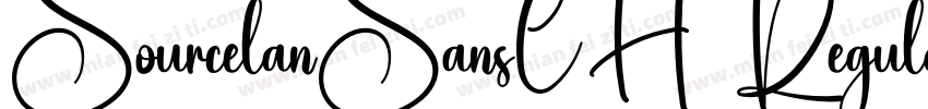 SourcelanSansCH  Regular字体转换